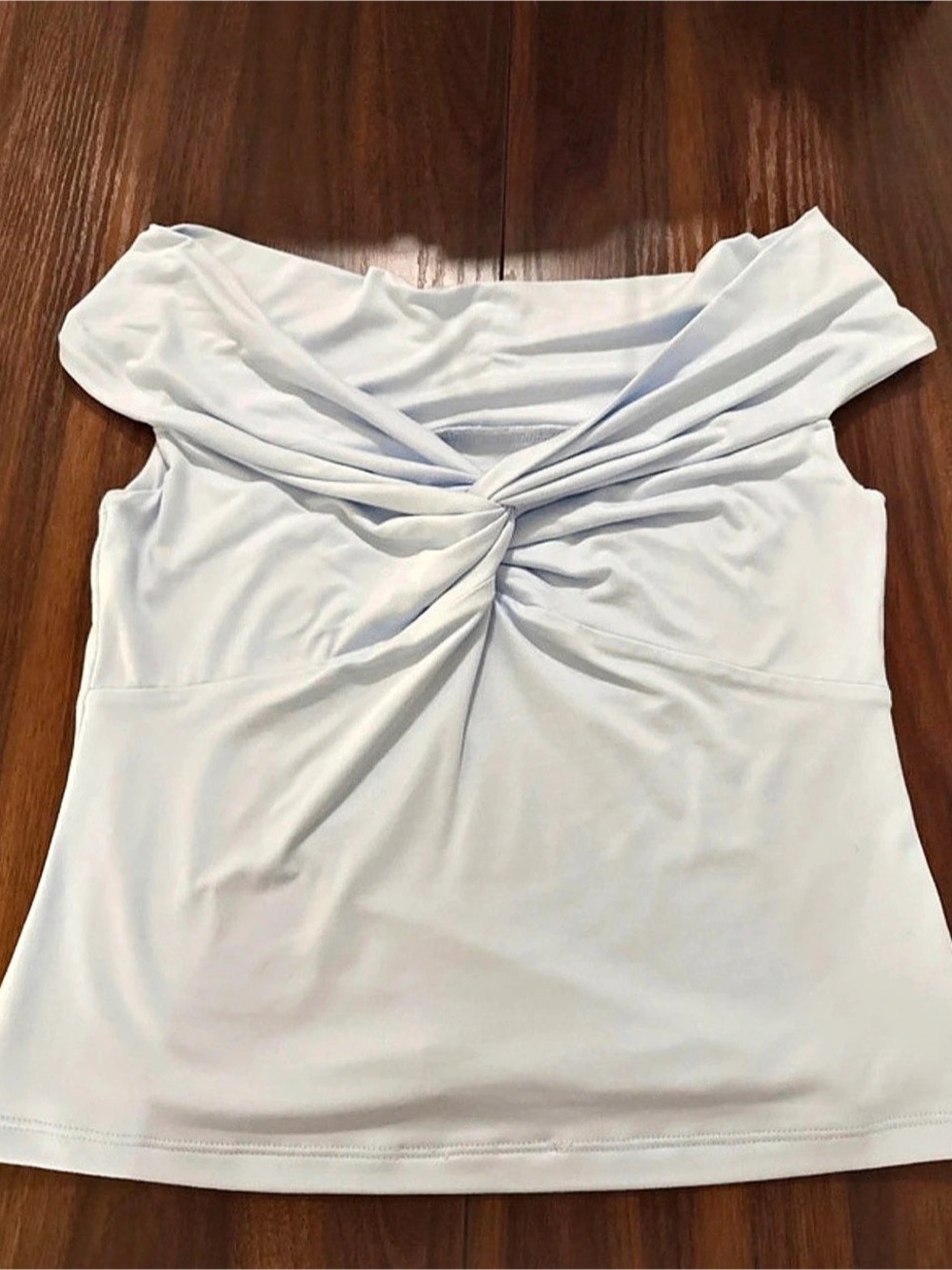 NEVER WORN! A New Day white off the shoulder top with twist detail, size M #offt